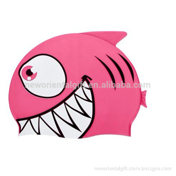 Funny Kids Cartoon Waterproof Silicone Swim Cap